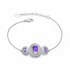 Amethyst Bracelet - H.Azeem