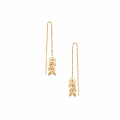 Boucles d'oreilles Feuilles de laurier