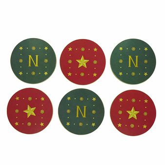 Set de 6 Dessous de verres Emblèmes Napoléon