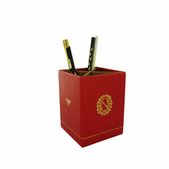 Pencil Cup Red Napoleon Emblems