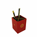 Pencil Cup Red Napoleon Emblems