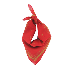 Square scarf Napoleon Emblems - Red