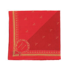 Square scarf Napoleon Emblems - Red