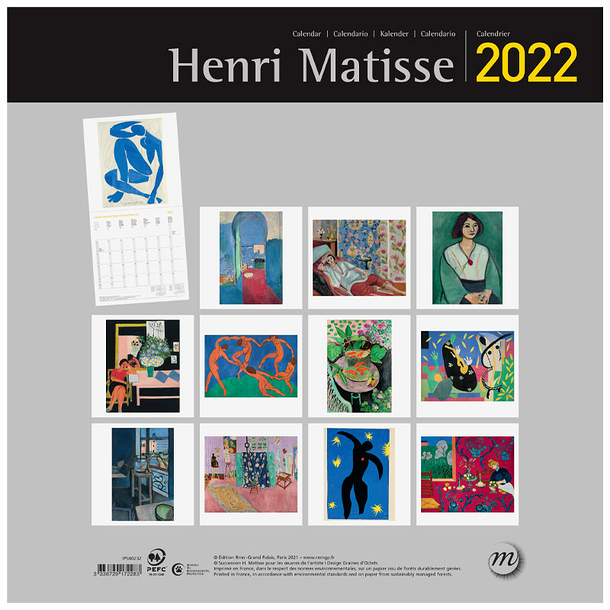 Matisse Kalender 2022