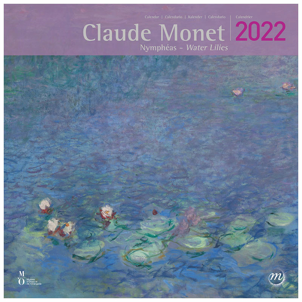 Calendrier 2022 Claude Monet Nymphéas - Grand format