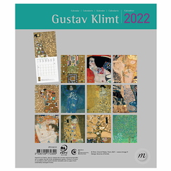 Gustav Klimt Small size Calendar 2022