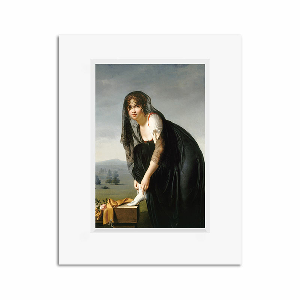 Reproduction sous Marie-Louise Nisa Villers - Portrait présumé de madame Soustras