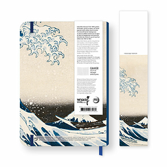 Notebook with Elastic Band Hokusai - The Great Wave