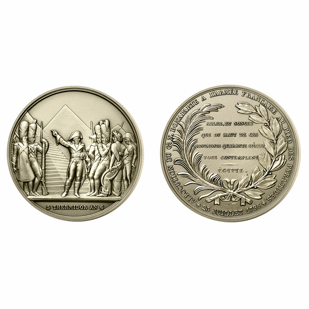 Historic Medal Battle of pyramids - Bronze 59 mm - Monnaie de Paris