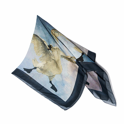 Foulard en soie - Cygne - Rijks Museum