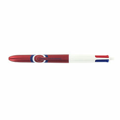 Stylo 4 couleurs Rouge effet glacé - Conseil constitutionnel
