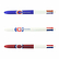 STYLO 4 COULEURS ROUG CONSCONS Stylo 4 couleurs BIC corps rouge effet glacé au logo du Conseil Constitutionnel