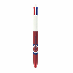 Stylo 4 couleurs Rouge effet glacé - Conseil constitutionnel