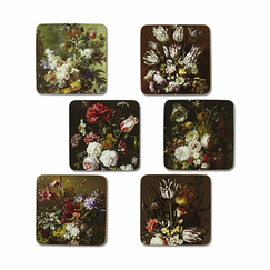 Set de 6 dessous de verres Natures mortes - Rijks Museum
