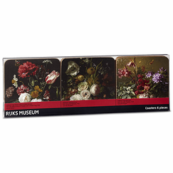 Set de 6 dessous de verres Natures mortes - Rijks Museum