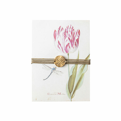 Set Carte postale et bracelet fantaisie - Jacob Marrel - Tulipe - Rijks Museum