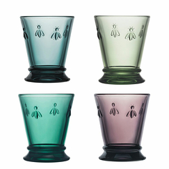 Set of 4 Bee Tumblers - Assorted colors