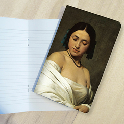Carnet Hippolyte Flandrin - Portrait de jeune femme, dit La Florentine