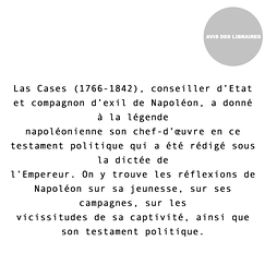 Coffret Las Cases - Le Mémorial de Sainte-Hélène I, II