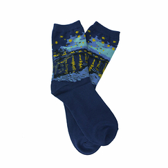 Chaussettes Vincent van Gogh - La nuit étoilée - Musée d'Orsay 36 au 46