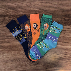 Chaussettes Vincent van Gogh - La nuit étoilée - Musée d'Orsay 36 au 46