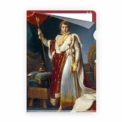 Clear-file A4 François Gérard - Napoleon I in coronation costume