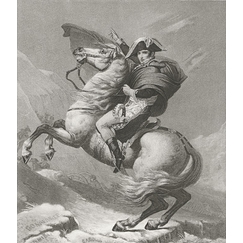 Napoléon Bonaparte, Premier consul, passe les Alpes, en mai 1800