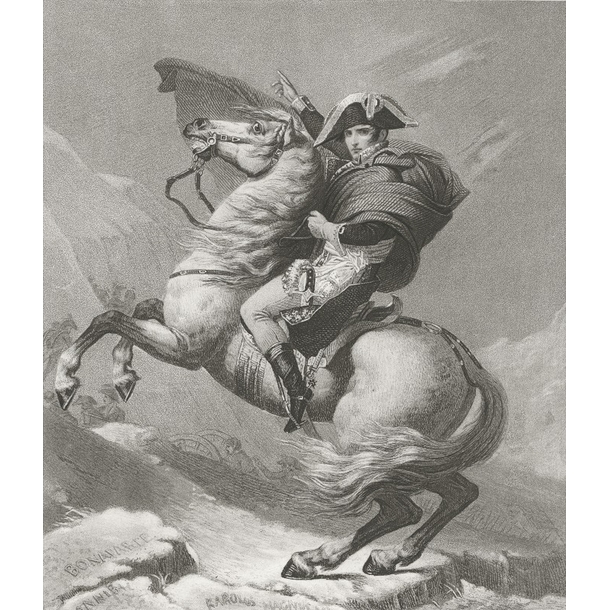 Napoleon Bonaparte, First Consul, crosses the Alps in May 1800 Boutiques  de Musées