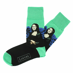 Green Socks Mona for man - 12-17 - Musée du Louvre