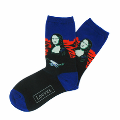 Socks Mona Blue 36/41 - Musée du Louvre