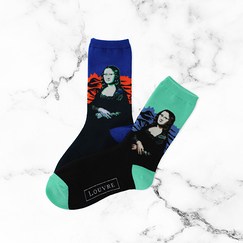 Green Socks Mona for woman - 8-13 - Musée du Louvre