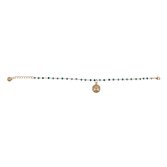 Bracelet Abeille - Bleu canard