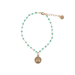 Bracelet Abeille - Vert d'eau