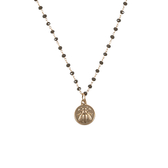 Bee Necklace - Brown