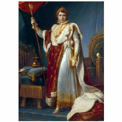 Affiche François Gérard - Napoléon 1er en costume de sacre