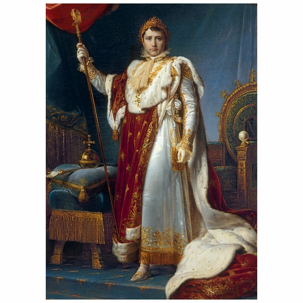 Poster François Gérard - Napoleon I in coronation costume