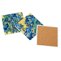 Set of 3 Coasters Vincent van Gogh - Irises - Van Gogh Museum Amsterdam®