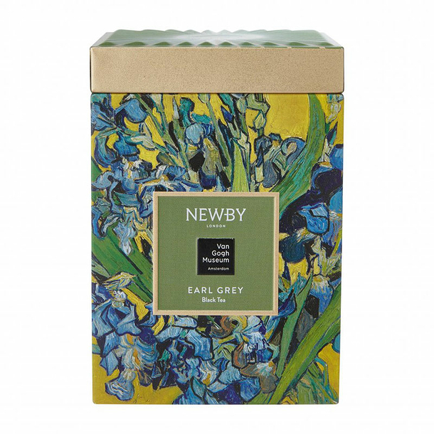Newby® Black tea in tin Vincent van Gogh - Irises - Van Gogh Museum Amsterdam®