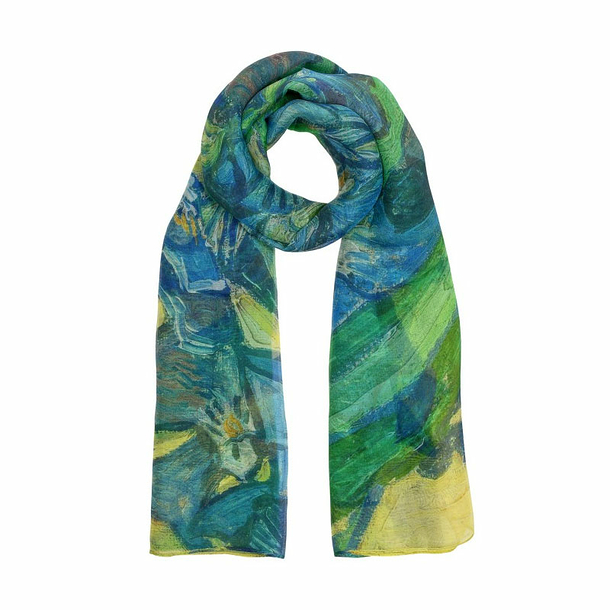 Silk scarf Vincent van Gogh - Irises - Van Gogh Museum Amsterdam®