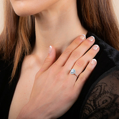 Blue Topaz Ring - H.Azeem