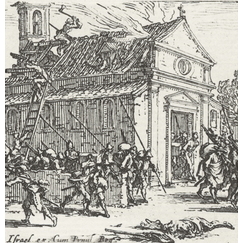 La dévastation d'un monastère - Jacques Callot