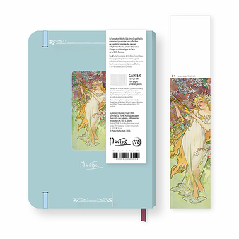 Notebook with Elastic Band Mucha - Spring