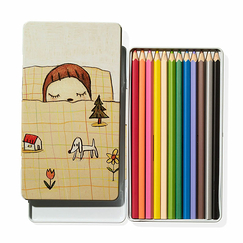 Box of 12 Colored Pencils - Yoshitomo Nara - MoMA