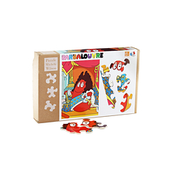 Puzzle 24 pièces BarbaLouvre - Barbidur