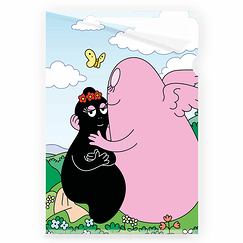 BarbaLouvre - Sous-chemise A4 - Barbapapa et Barbamama