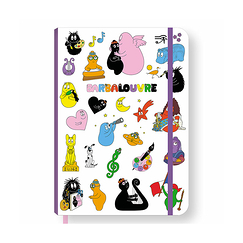 Elastic notebook Barbapapa - BarbaLouvre