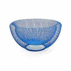 Wire Mesh Bowl - Blue - MoMA