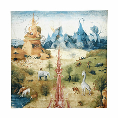 Écharpe en soie Jérôme Bosch - Le jardin des délices - Musée du Prado 120 x 120 cm