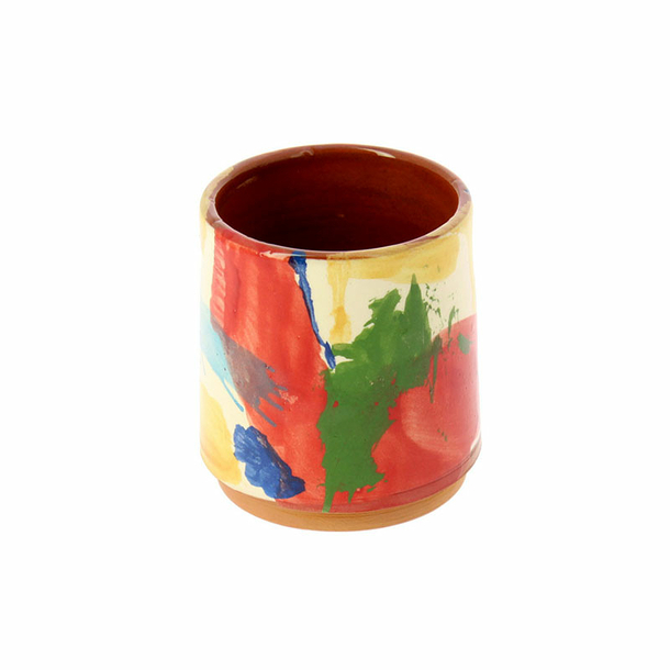 Mug en céramique Willem de Kooning - Homme rouge avec moustache - Musée national Thyssen-Bornemisza