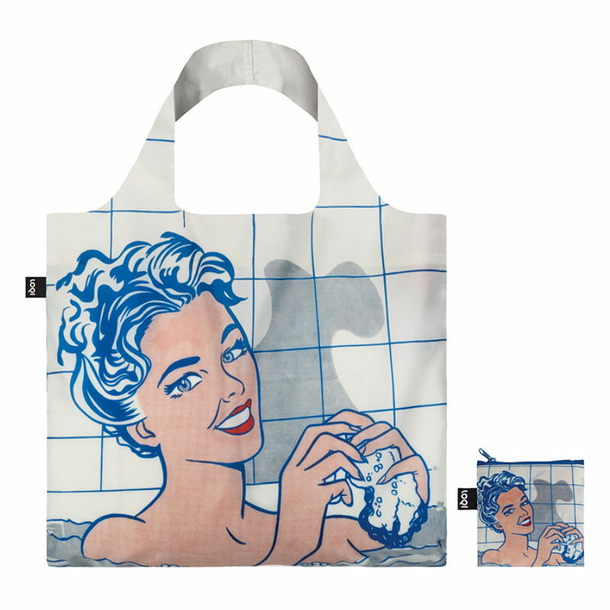 Roy Lichtenstein Woman in Bath Foldable Bag - Museo Nacional Thyssen-Bornemisza